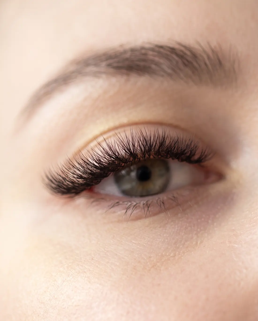 Volume eyelash extensions — full and dramatic